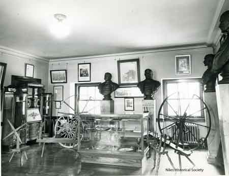 The Grand Army of the Republic Room was originally on the second floor of the library wing, as it is pictured here.