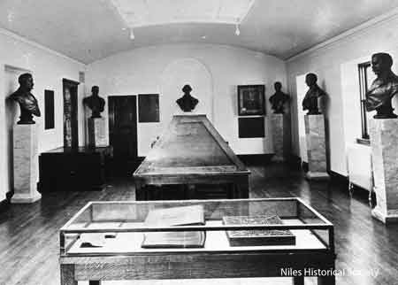 The "Relic Room" on the second floor of the south or library wing as it appeared before the expansion.