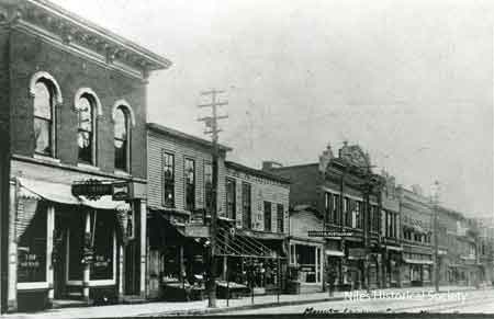 “The Grand” dominates the block. Carmella’s had opened their Ice Cream Parlor next to it.