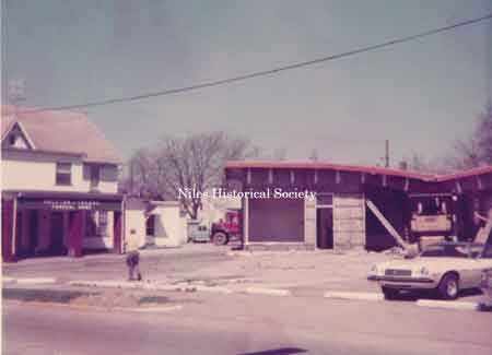 Previous location of Haydu service station located at the corner of West Park Avenue and Arlington Stree