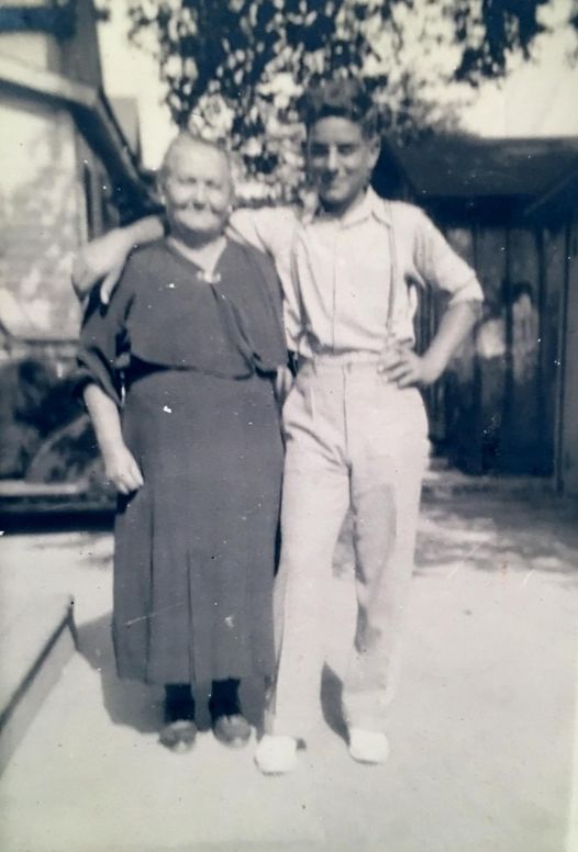 Mamie and Nick Pela, Jr. in 1937.
