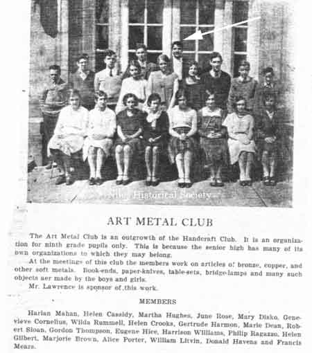 Phil Ragazzo was a member of the Art Metal Club in ninth grade.