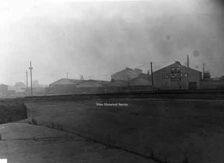 Niles Republic Steel Plant's four stand, cold-roll, tandem mill. It was on this mill that the first cold roll strip template was rolled in 1937. Cold roll steel strip of any gauge was rolled after tin plate had been discontinued.