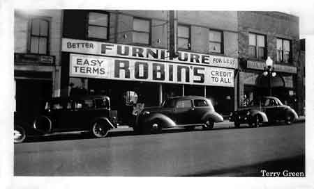 Robins Furniture Store in 1937
